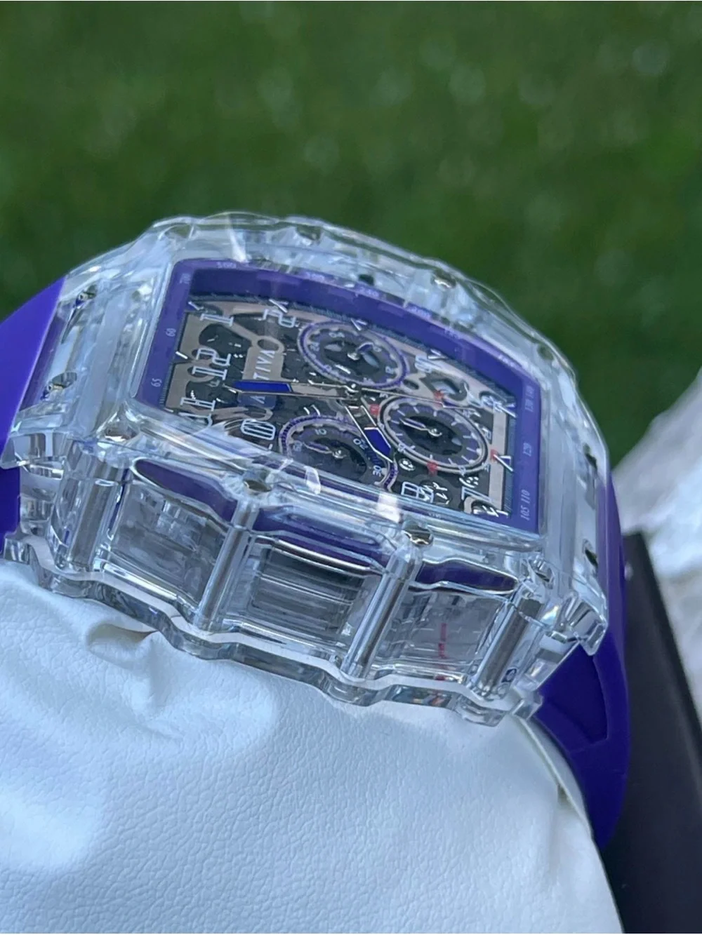 Activa X Invicta Skeleton Dial Purple 44.3mm